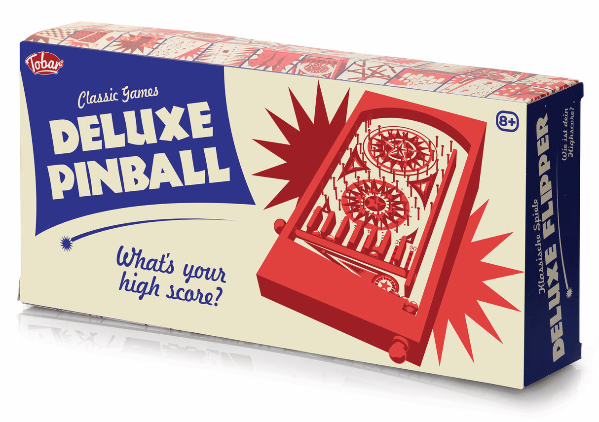 WOODEN DELUXE PINBALL GAME