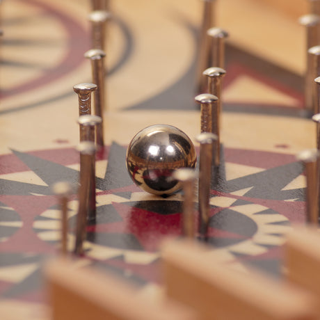WOODEN DELUXE PINBALL GAME