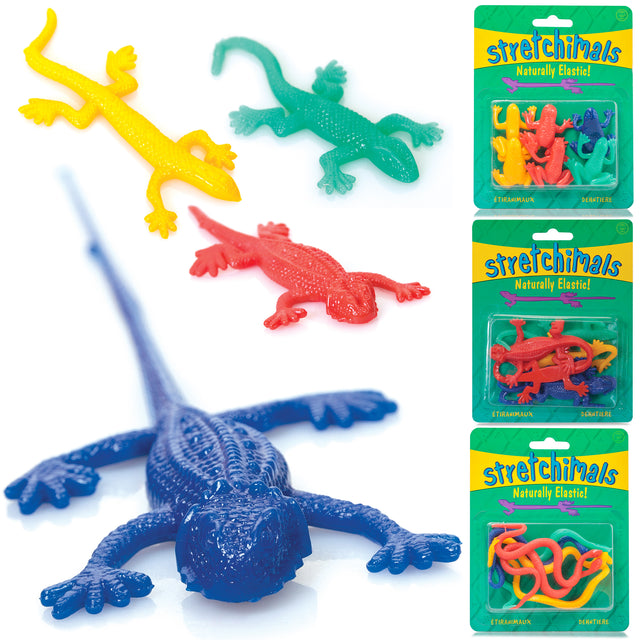 STRETCHIMALS - FROG LIZARD SNAKE