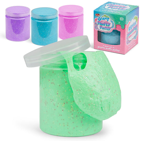 GIANT GLITTERY FLUFFY PUTTY