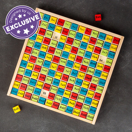 WOODEN TIMES TABLE BOARD