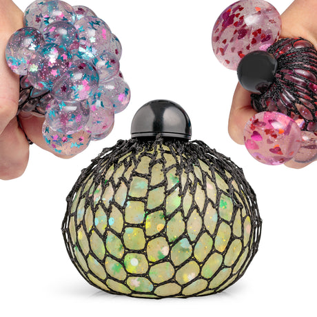 CONFETTI SQUISHY MESH BALL