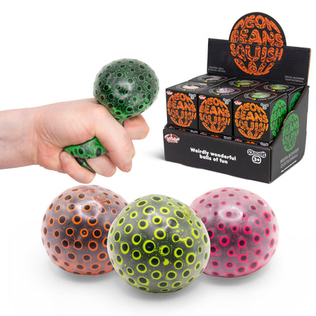 SCRUNCHEMS NEON BEANS SQUISH BALL