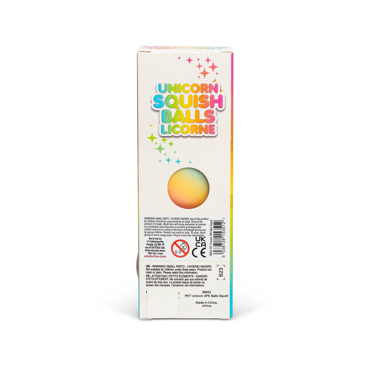 SCRUNCHEMS UNICORN 3PK DIDDY SQUISH BALLS