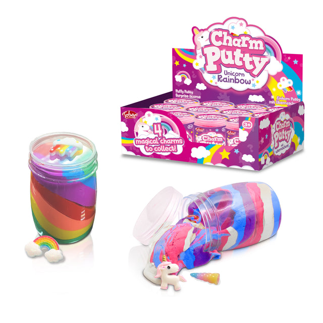 CHARM PUTTY UNICORN RAINBOW