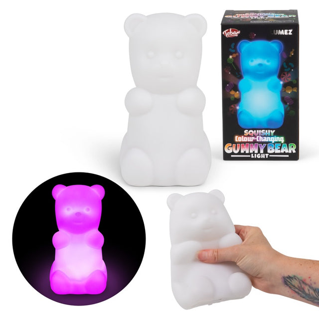 LUMEZ SQUISHY COLOUR CHANGING GUMMY BEAR LIGHT