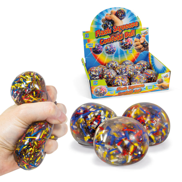 FLASH SQUEEZE CONFETTI BALL