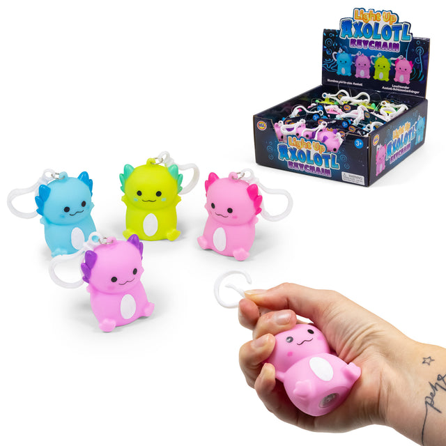 AXOLOTL LIGHT UP KEYCHAIN