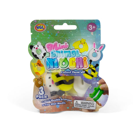 3PK MINI ANIMAL MOCHI