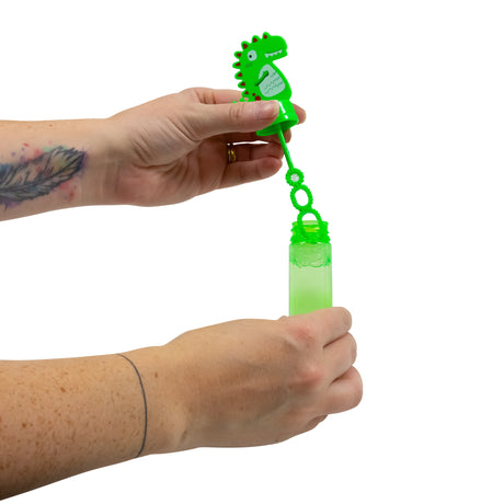 3PK DINOSAUR MINI BUBBLE WANDS