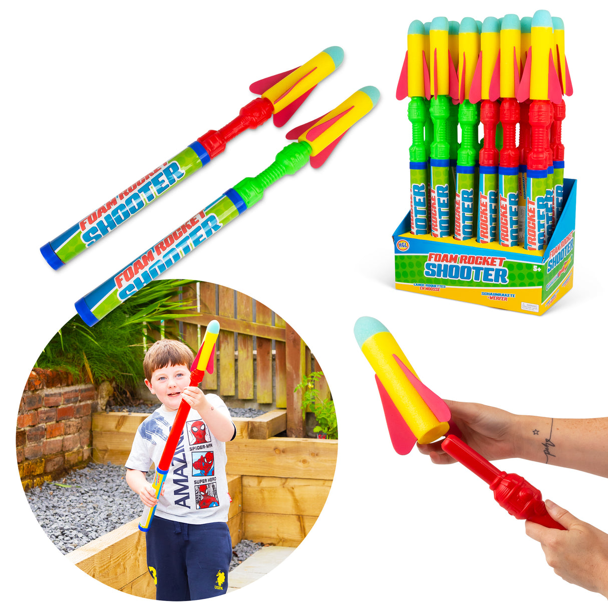 FOAM ROCKET SHOOTER