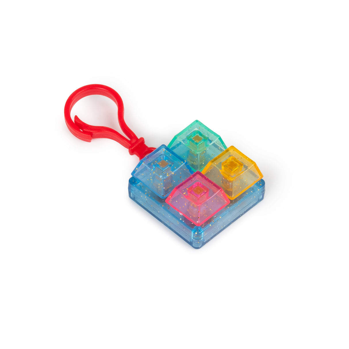 GLITTER CLICKER KEYCHAIN