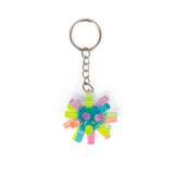 FLASHING SPIKY KEYCHAIN