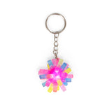 FLASHING SPIKY KEYCHAIN