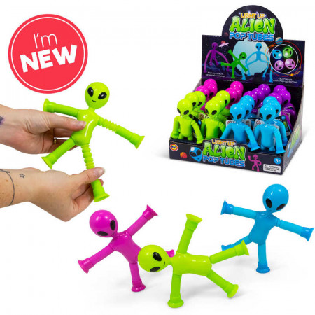 Light Up Alien Pop Tubes